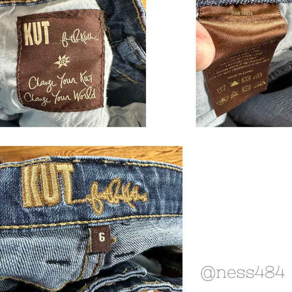 Women's Kut from the Kloth Jeans Size 6 Blue Denim - Picture 4 of 5